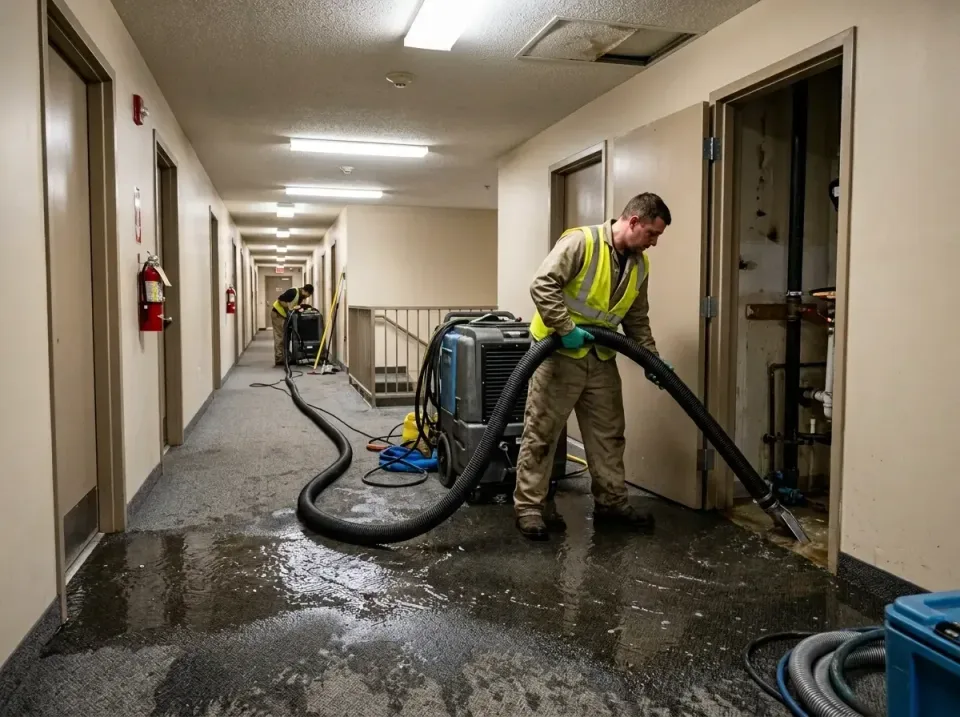 multi-unit-apartment-hallway-f-005 — frequently asked questions, Emergency Burst Pipe Water Extraction & Removal in Trucksvi…